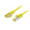 LANBERG Cat.6A S/FTP LSZH varinio tinklo kabelis 20 m geltonas, Fluke patikrintas
