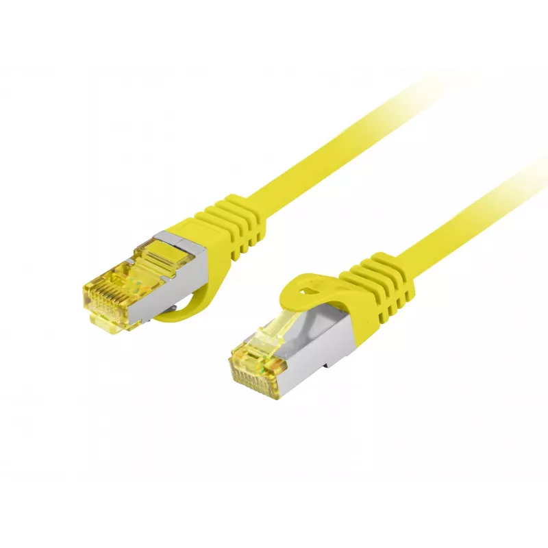 LANBERG Cat.6A S/FTP LSZH varinio tinklo kabelis 20 m geltonas, Fluke patikrintas