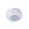MACLEAN MCE19 lubų PIR judesio jutiklis – 360° aptikimas, 1200W kaitrinių / 300W LED apkrova, reguliuojamas laikas ir liuksas, baltas