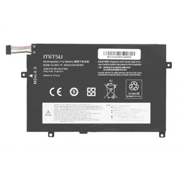 MITSU Battery 01AV411, skirta Lenovo ThinkPad E470 E475 – 3650 mAh (40 Wh) 10,95 V