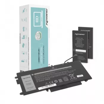 MOVANO Battery K5XWW, skirta Dell Latitude 5289 7390 2-in-1 - 7300 mAh (55 Wh)