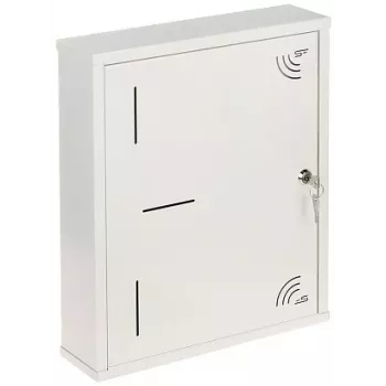 TESM-420X340X90N STALFLEX ant sienos montuojamas telekomunikacinis korpusas, šviesiai pilkas (RAL 7035), 420x340x90 mm, IP30, plienas