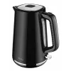 AMICA virdulys 1,7 l KF304 - 2200W nerūdijančio plieno belaidis elektrinis virdulys, sidabrinis/juodas