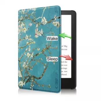Tech-Protect SmartCase, skirtas Kindle Paperwhite 11 kartos / Signature Edition – mėlynas