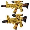 LEAN TOYS žaislinis šautuvas su taikikliu ir duslintuvu, kamufliažinis, 54 cm