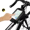 WILDMAN Bike Holder Case M E2 1L juodas - vairaračio telefono dėklas, atsparus purslams, su jutikliniu ekranu, 1L talpa