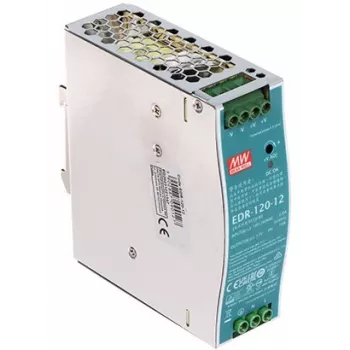 MEAN WELL EDR-120-12 120W 12V 10A bėgelio maitinimo šaltinis pramoniniam naudojimui