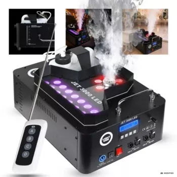 LIGHT4ME JET 3000 LED vertikalus dūmų aparatas 3000W DMX RGB