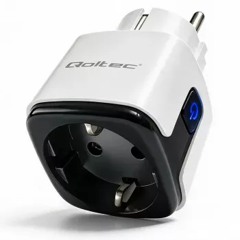 QOLTEC Smart WiFi Socket 16A su energijos stebėjimu ir laikmačiu