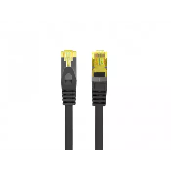 LANBERG Cat.6A S/FTP LSZH 20 m laidas, juodas – 10GbE, Fluke patikrintas, 26AWG grynas varis