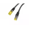LANBERG Cat.6A S/FTP LSZH 20 m laidas, juodas – 10GbE, Fluke patikrintas, 26AWG grynas varis