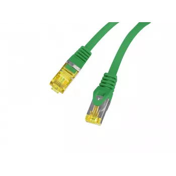 Lanberg PCF6A-10CU-2000-G Cat.6A S/FTP LSZH varinio pataisos kabelis 20m žalias, Fluke patikrintas