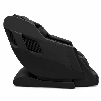 EXTRALINK 3D Zero Gravity masažinė kėdė su SL-track bėgiais, viso kūno oro pagalvėmis, juosmens šildymu, Bluetooth garsiakalbiais, juoda