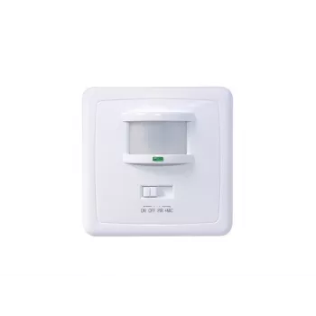 MACLEAN MCE18 PIR judesio ir garso jutiklis sieninis, 160°, 1200W, baltas