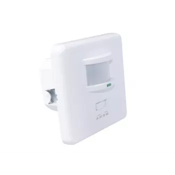 MACLEAN MCE18 PIR judesio ir garso jutiklis sieninis, 160°, 1200W, baltas