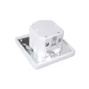 MACLEAN MCE18 PIR judesio ir garso jutiklis sieninis, 160°, 1200W, baltas
