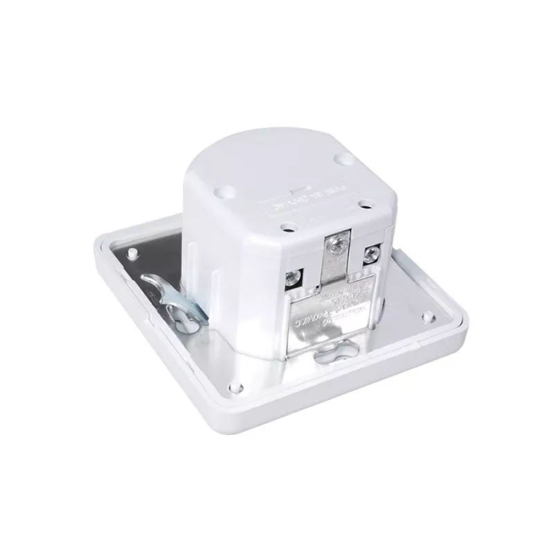 MACLEAN MCE18 PIR judesio ir garso jutiklis sieninis, 160°, 1200W, baltas