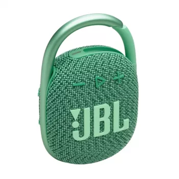 JBL Clip 4 Eco nešiojamas Bluetooth garsiakalbis, žalios spalvos