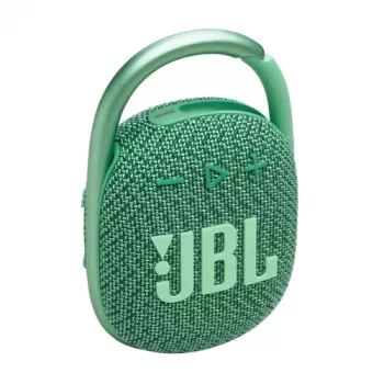 JBL Clip 4 Eco nešiojamas Bluetooth garsiakalbis, žalios spalvos