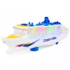 LEAN TOYS Passenger Cruise Ship žaislinis kruizinis laivas su inercine pavara, šviesomis ir garsais