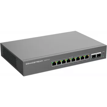 Grandstream GWN7721P Layer 2 Lite valdomas 2,5 Gigabit PoE+ komutatorius, 5 prievadų (4x 2.5G PoE+, 1x 2.5G), 60W biudžetas, be ventiliatoriaus, Cloud/Web valdymas