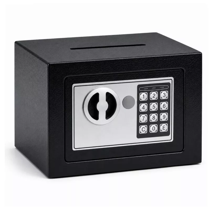 LEAN 31040 elektroninis seifas dokumentams, pinigams, kodams, avariniams raktams, 6 l