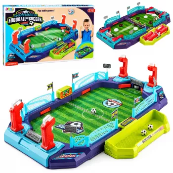 LEAN TOYS 2 viename 1 stalviršio futbolo ir ledo ritulio arkadinis žaidimas 2 žaidėjams