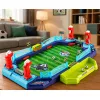 LEAN TOYS 2 viename 1 stalviršio futbolo ir ledo ritulio arkadinis žaidimas 2 žaidėjams
