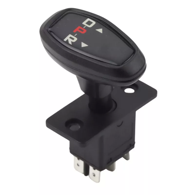 LEAN TOYS pavarų perjungiklis vaikiškiems elektriniams automobiliams - pirmyn/stabdymas/atgal, 3 padėčių rokerinis, 6V-12V, 15A, montuojamas į skydelį