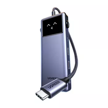 UGREEN USB-C Hub 7-in-1 su 3x USB 3.0, HDMI 4K, Gigabit Ethernet, 100W PD, Space Gray