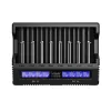 Baterijų įkroviklis XTAR VC8S USB-C SET, 3.7V/1.2V