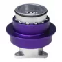 Conspit CDR 50 mm PCD greito atjungimo adapteris – violetinis/sidabrinis