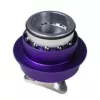Conspit CDR 50 mm PCD greito atjungimo adapteris – violetinis/sidabrinis