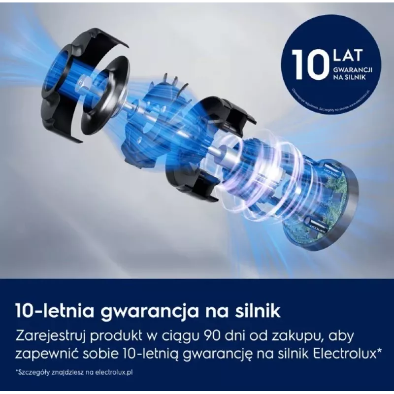 Electrolux Clean 600 EP61CB21W belaidis lazdelinis dulkių siurblys, 21,6V, 55 min veikimo, 0,3L talpa, baltas