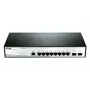 D-Link DGS-1210-10/ME/E Smart Managed Switch, 8x Gigabit Ethernet, 2x SFP, įrengiamas į stelažą