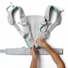 B-KIDS Infantino 4-in-1 konvertuojamas kūdikio nešyklė, pilka, 3,6–14,5 kg, JPMA sertifikuota, su nuimamu Wonder Cover™ seilinuku