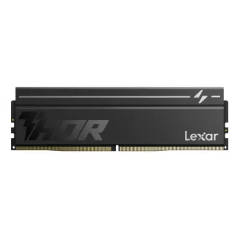 Lexar DDR5 THOR 2.0 32GB (2x16GB) 6000MHz CL40 RGB juodos spalvos stalinių kompiuterių atminties rinkinys
