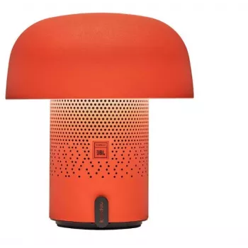 KOODUU Sensa Play nešiojamas Bluetooth garsiakalbis su reguliuojama RGB LED lempa, IPX4 atsparus vandeniui, TWS poravimas, USB-C, oranžinis