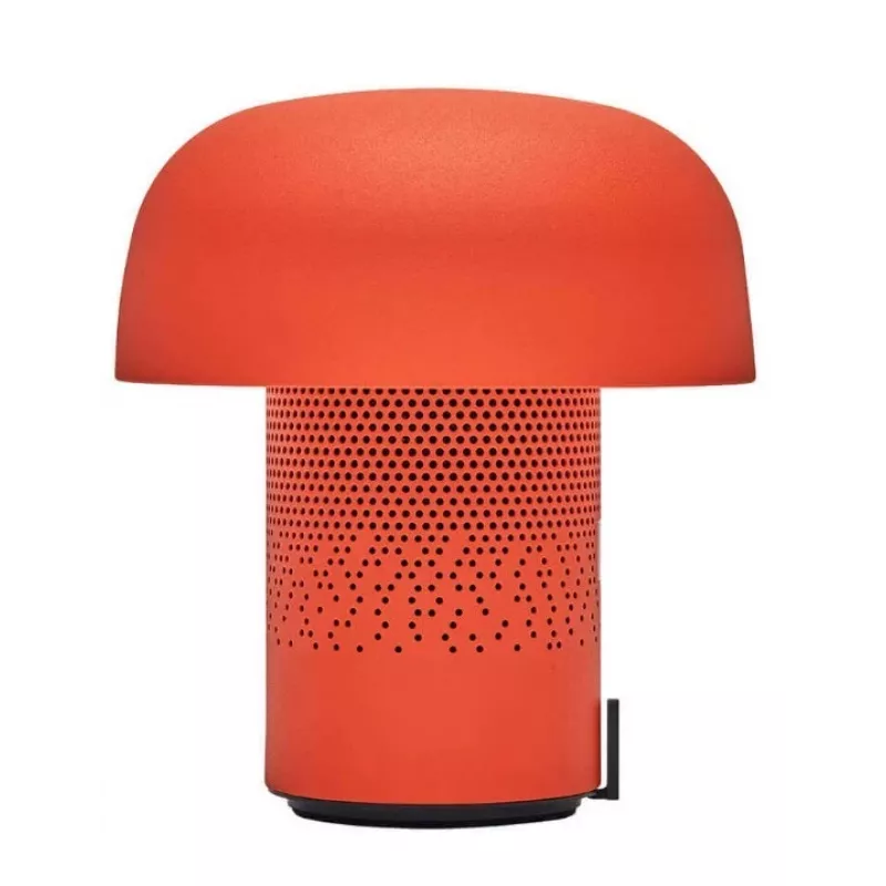 KOODUU Sensa Play nešiojamas Bluetooth garsiakalbis su reguliuojama RGB LED lempa, IPX4 atsparus vandeniui, TWS poravimas, USB-C, oranžinis