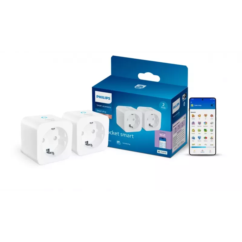 Philips Smart Smart Plug Type-F 2 vnt. Matter