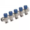 Caleffi 5R serijos termostatinis maišymo vožtuvas 3/4 inch NPT įvadas x 1/2 inch NPT išvadas, švino neturintis žalvaris, ASSE 1017
