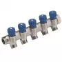 Caleffi 5R serijos termostatinis maišymo vožtuvas 3/4 inch NPT įvadas x 1/2 inch NPT išvadas, švino neturintis žalvaris, ASSE 1017