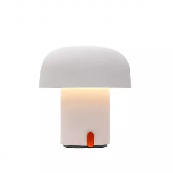 KOODUU įkraunamas LED stalinis šviestuvas SENSA baltas - RGB + reguliuojama balta, 300 lm, Wi-Fi išmanusis valdymas, 2000 mAh baterija