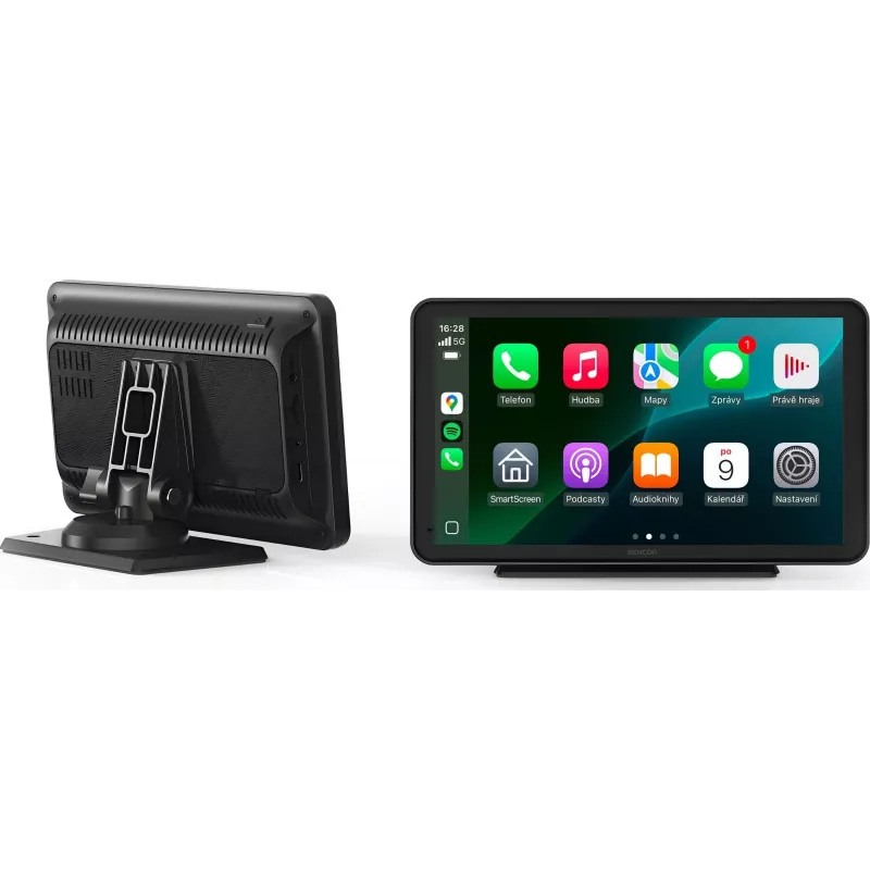 SENCOR SCT M760 BWT 7 colių 2DIN CarPlay Android Auto Bluetooth automobilinis radijas su galinės kameros įvestimi