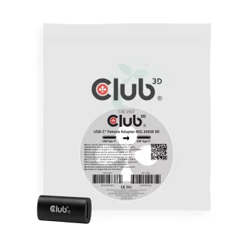 Club 3D USB-C moteriškas adapteris 40G 240W 8K60Hz