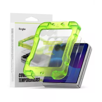 Ringke Cover Display Pro 2 vnt. grūdinto stiklo apsauga Galaxy Z Flip 8 - skaidri