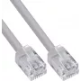 InLine® Modular Round Cable RJ12, vyras-vyras, 6 gyslų, 6P6C, 3 m, pilkas
