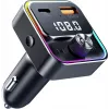 SENCOR SWM 3000 Bluetooth FM siųstuvas su USB-A QC3.0, USB-C PD 3.0, MP3 atkūrimu, laisvų rankų skambučiais, Siri ir Google Assistant