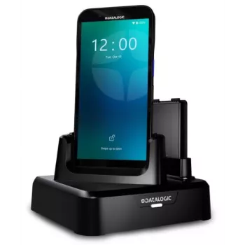 Datalogic Single Slot Dock įkrovimo/duomenų stotelė su Ethernet ir USB-C bei atsargine baterija