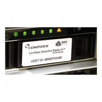 Zebra Confidex Silverline Blade II+ M780 Global UHF RFID etiketė ant metalo (PET)